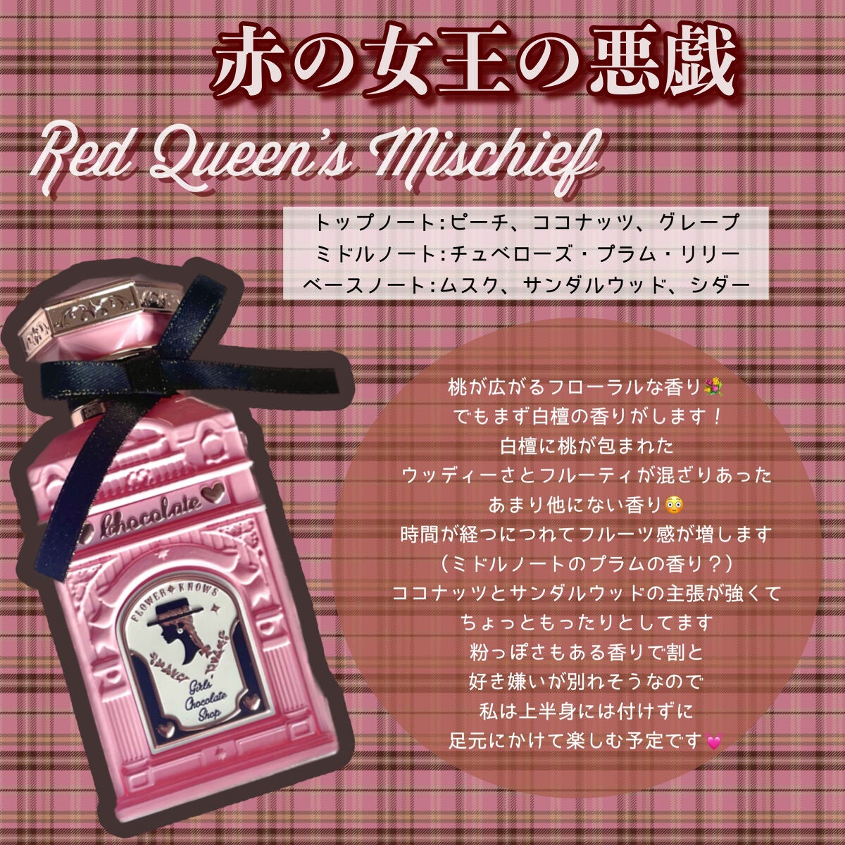 チョコレートシリーズ オードトワレ/FlowerKnows/香水(レディース)を使ったクチコミ(4枚目)