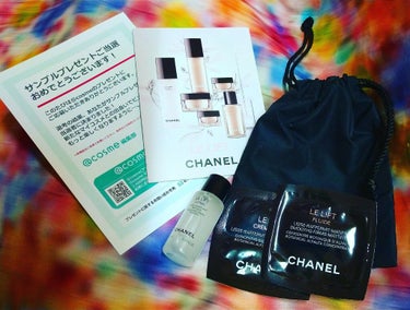 CHANEL ル リフト フリュイドのクチコミ「アットコスメから、CHANELのサンプル届きました😆💖今月立て続けにサンプルが当たるわ🎵ビュー.....」（1枚目）