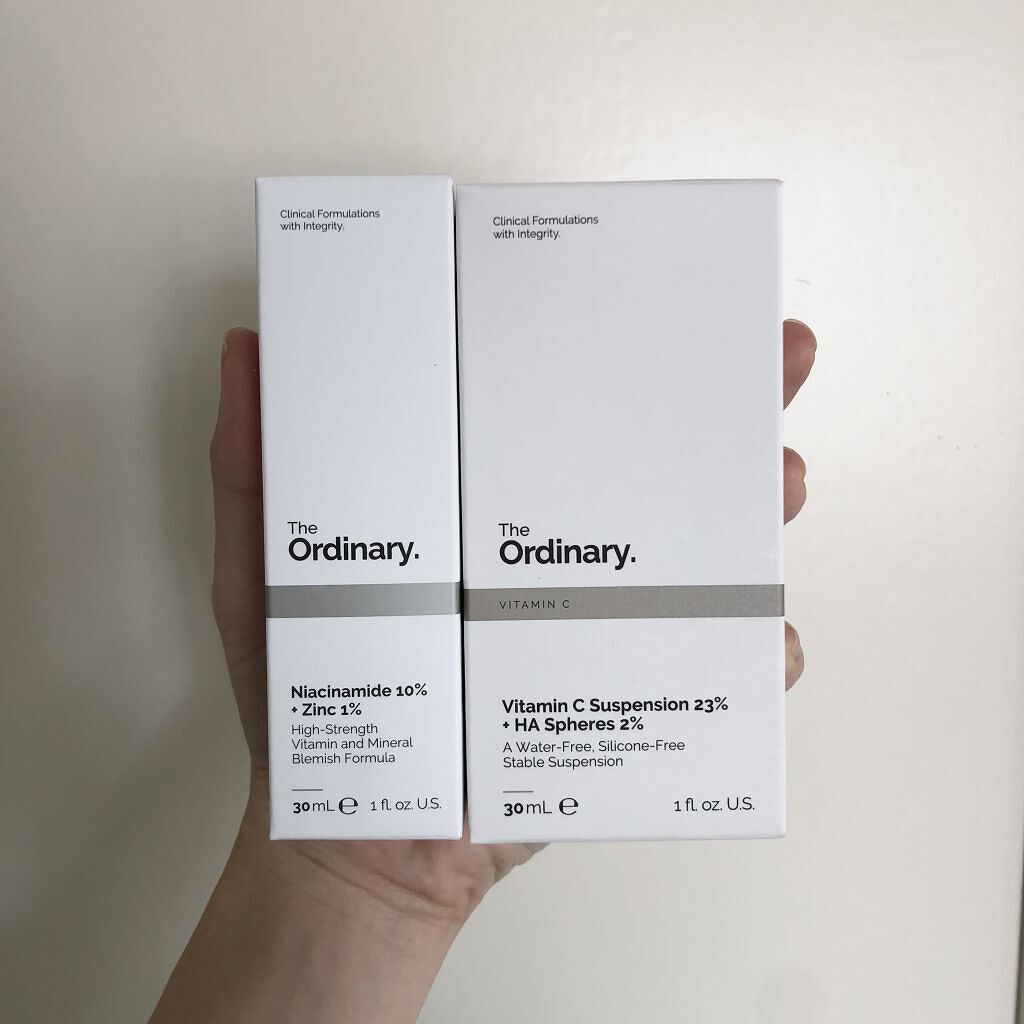 Cサスペンション23+HAスフィア2フェイスクリーム/The Ordinary/美容液を使ったクチコミ（3枚目）