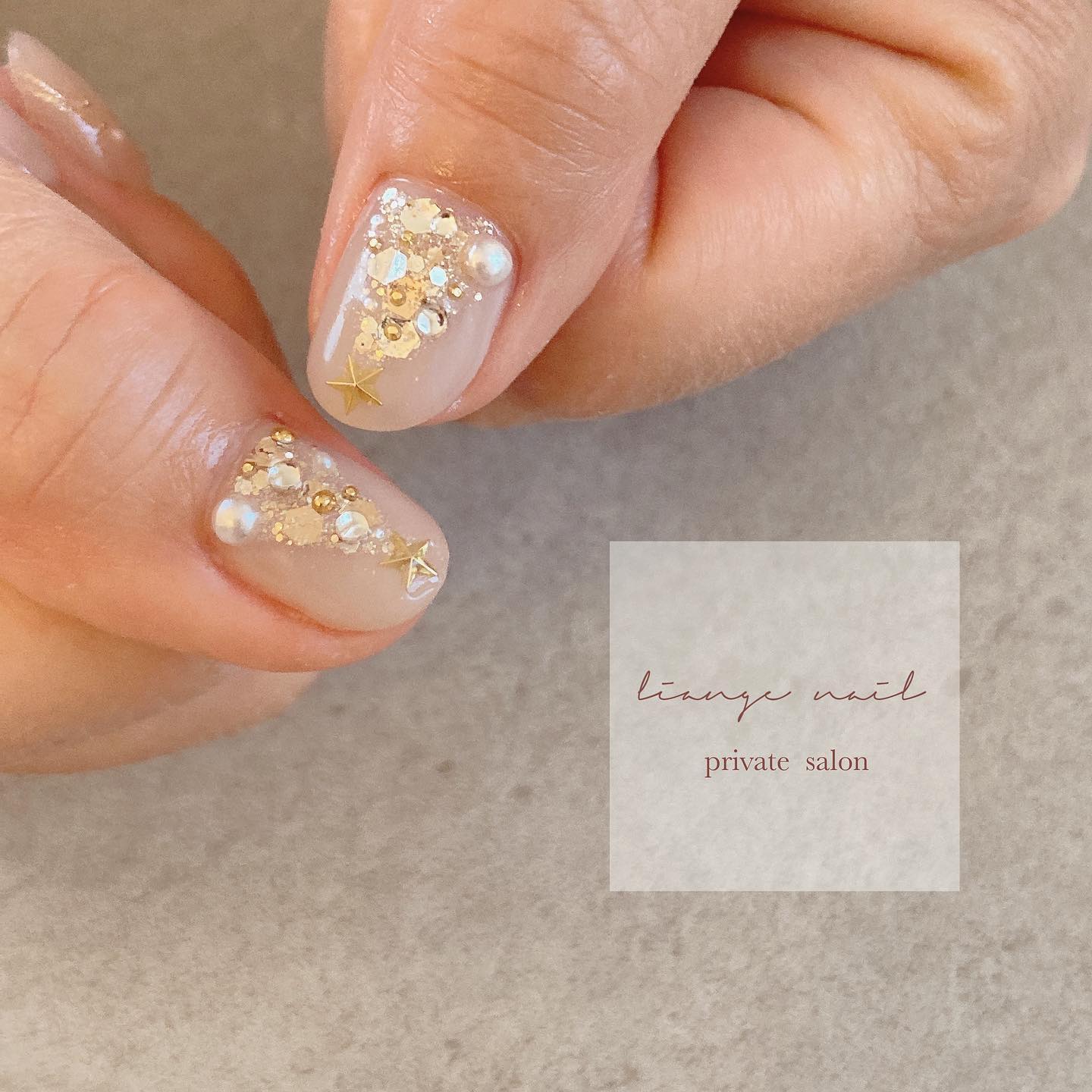 #リアンジェネイル,#柏ネイル,#ネイル,#ニュアンスネイル,#大人ニュアンスネイル,#秋ネイル,#冬ネイル,#クリスマスネイル,#ツリーネイルのネイルデザイン