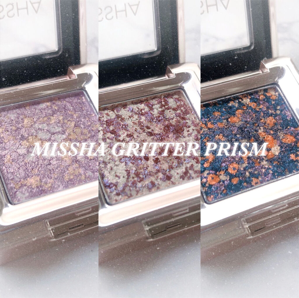 グリッタープリズム シャドウ GBL01 オルゴールプリズム/MISSHA/グリッターを使ったクチコミ（1枚目）