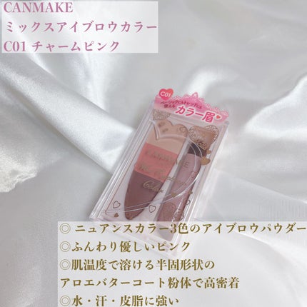 ミックスアイブロウカラー/キャンメイク/パウダーアイブロウを使ったクチコミ(2枚目)