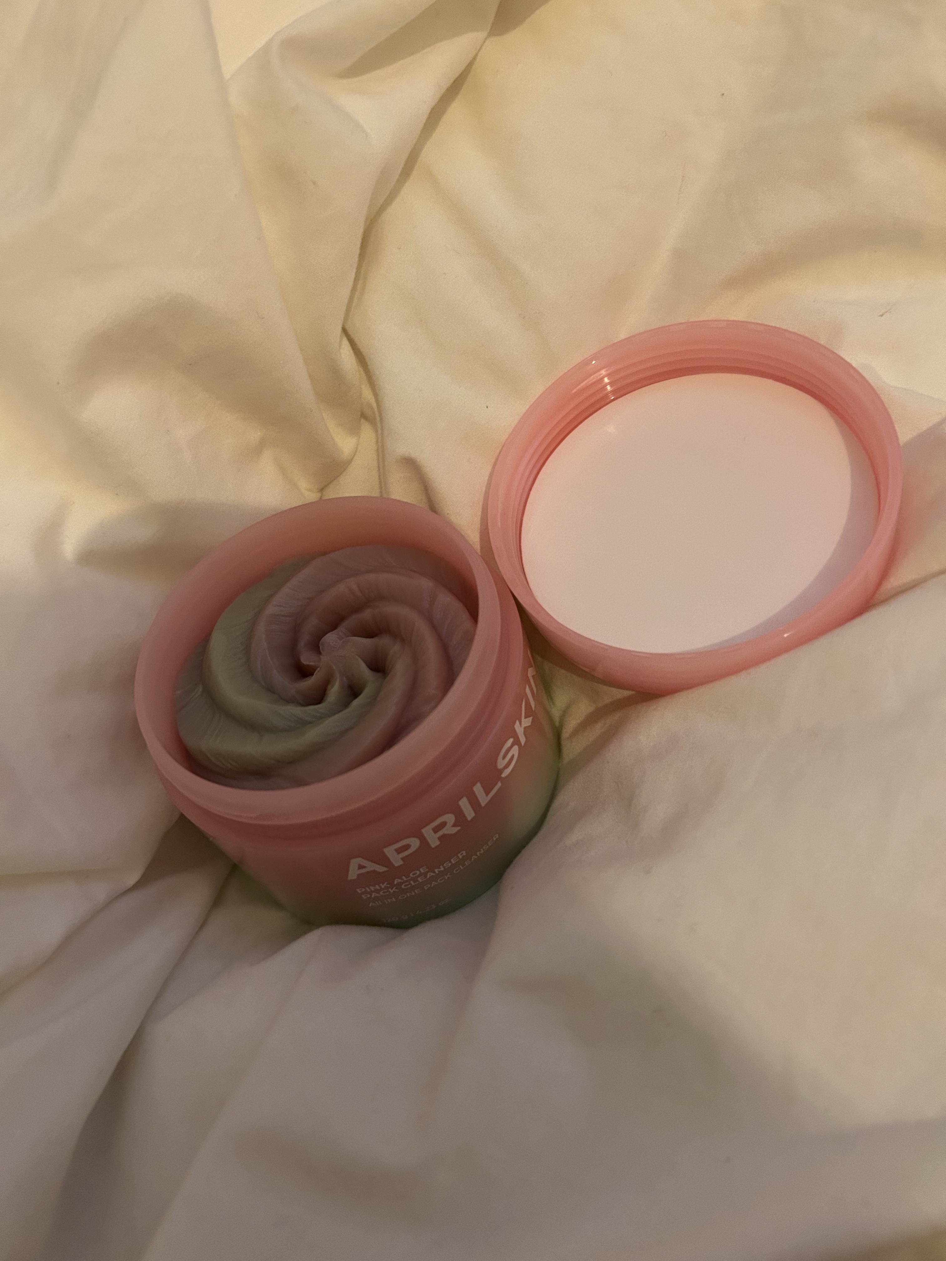 ピンクアロエメレンゲクレンザー/APRILSKIN/その他洗顔料を使ったクチコミ（1枚目）