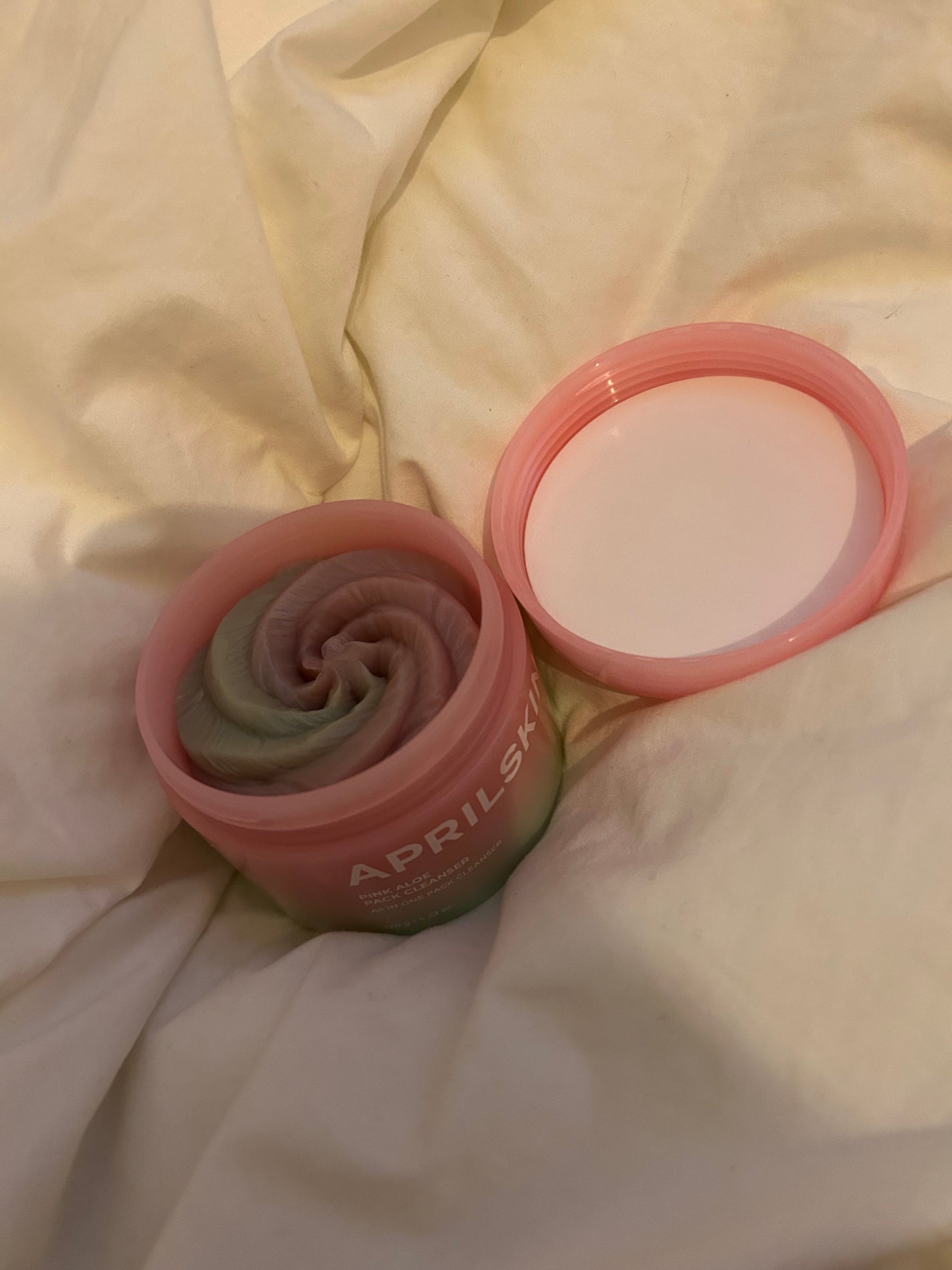 ピンクアロエメレンゲクレンザー/APRILSKIN/その他洗顔料を使ったクチコミ(1枚目)