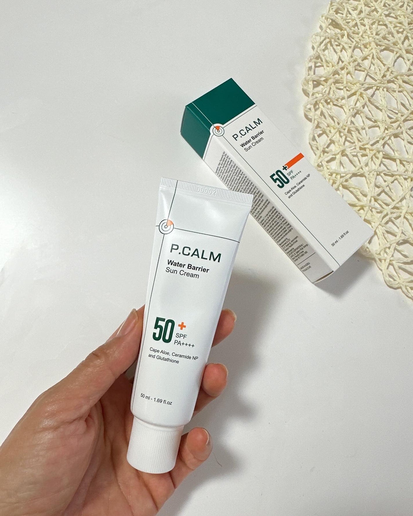 ウォーターバリアサンスクリーン/P.CALM/日焼け止めクリームを使ったクチコミ(1枚目)