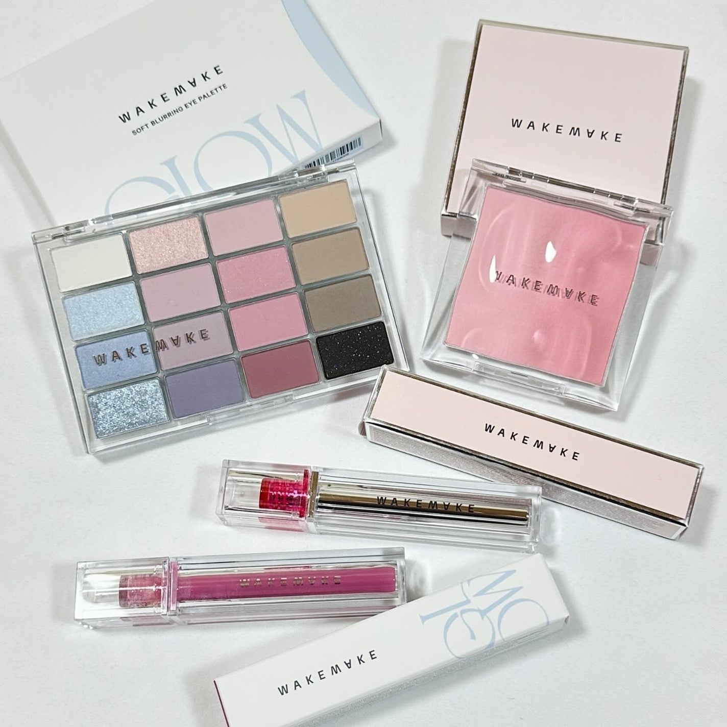 ソフトブラーリングアイパレット/wakemake/アイシャドウパレットを使ったクチコミ(1枚目)