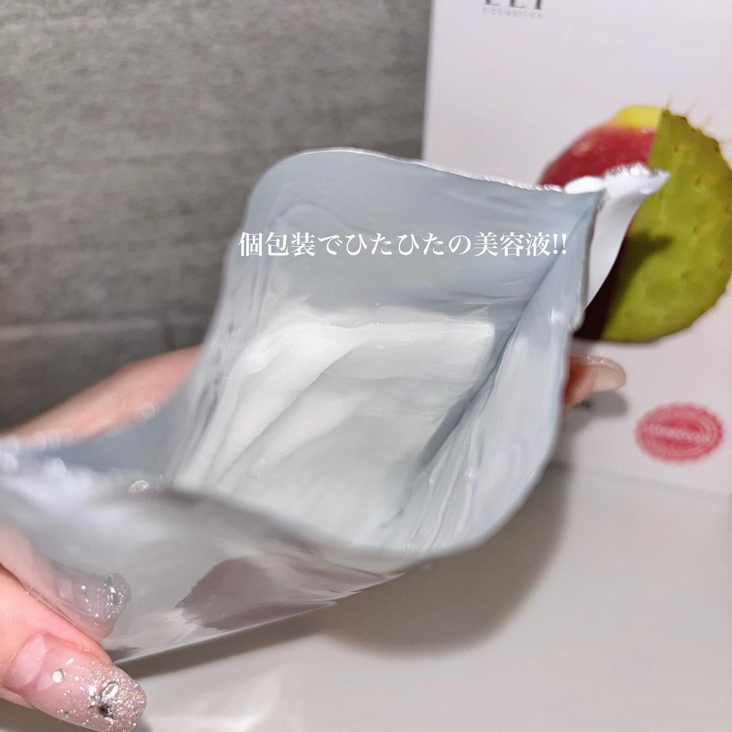 レッドカクタススージングマスク/ELT COSMETICS/シートマスク・パックを使ったクチコミ(5枚目)