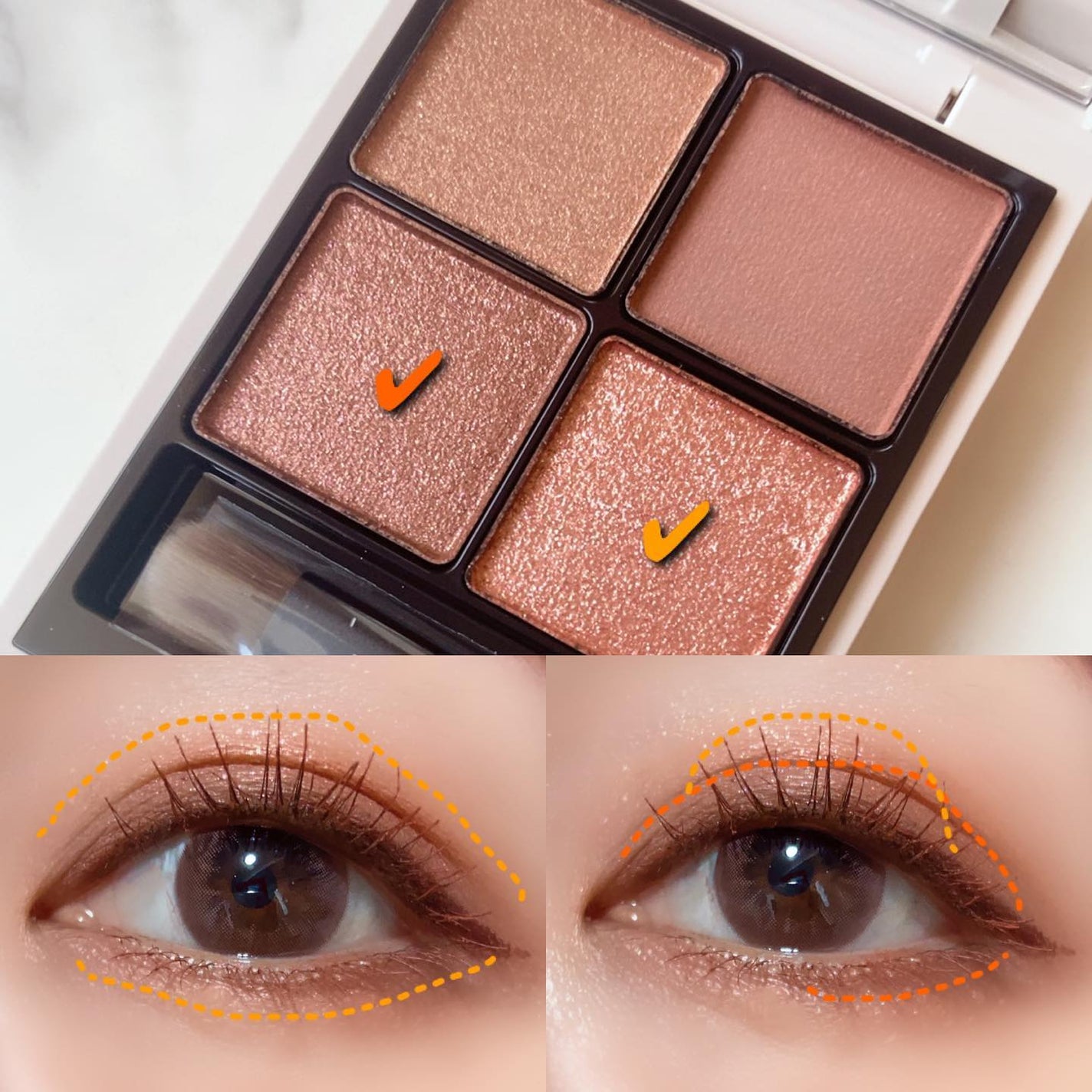 RMK シンクロマティック アイシャドウパレット/RMK/アイシャドウパレットを使ったクチコミ(4枚目)