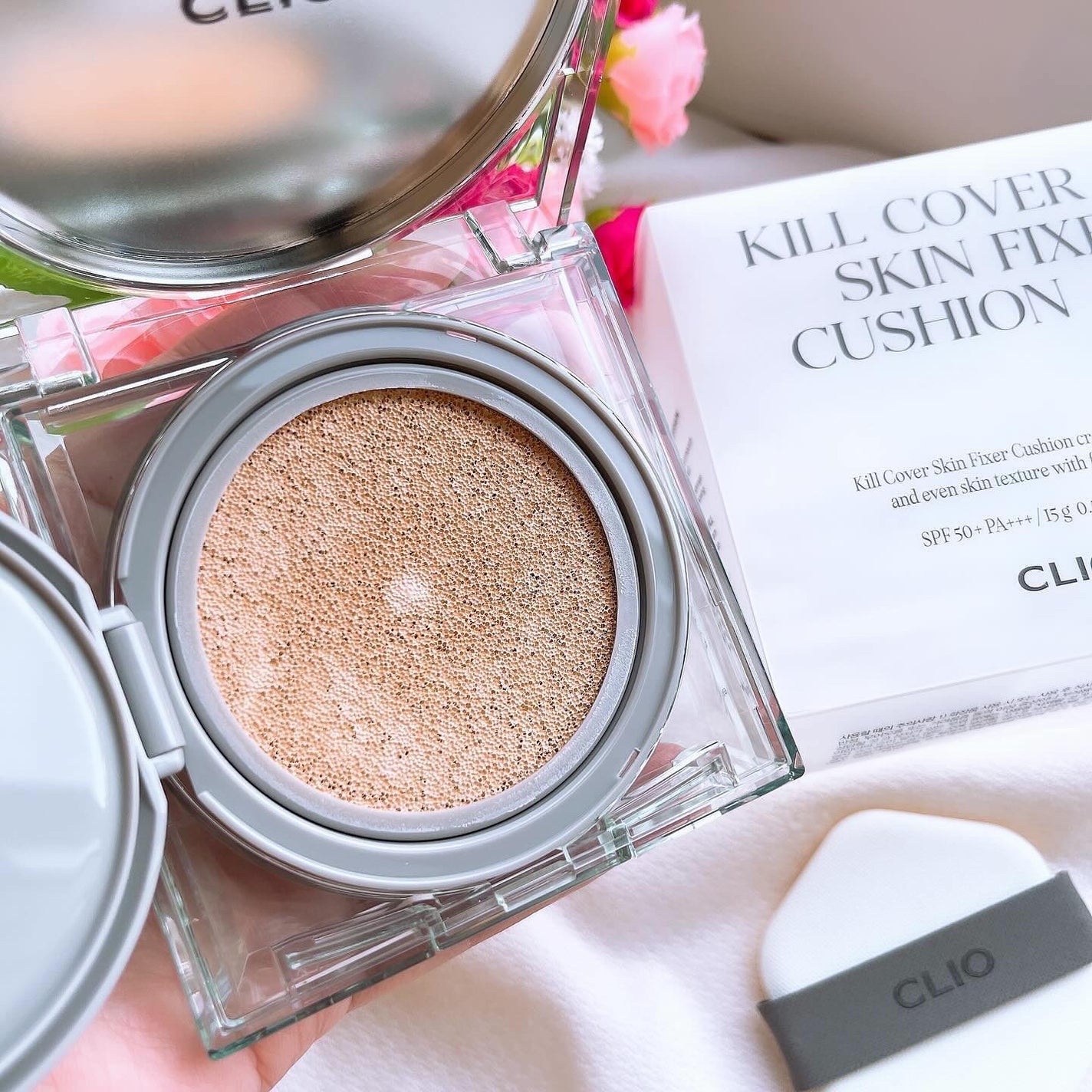 クリオ キル カバー スキン フィクサー クッション/CLIO/クッションファンデーションを使ったクチコミ(4枚目)