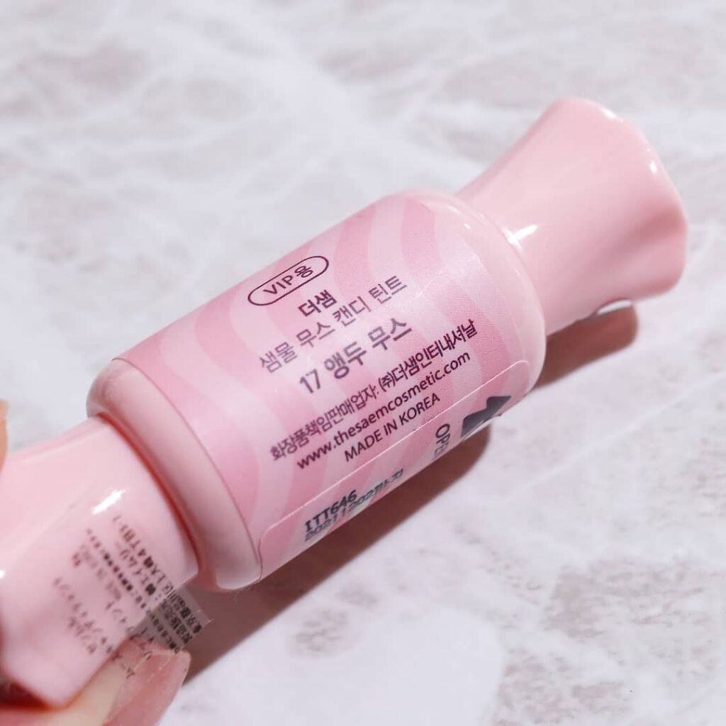 ムース キャンディー ティント/the SAEM/リップティントを使ったクチコミ(2枚目)