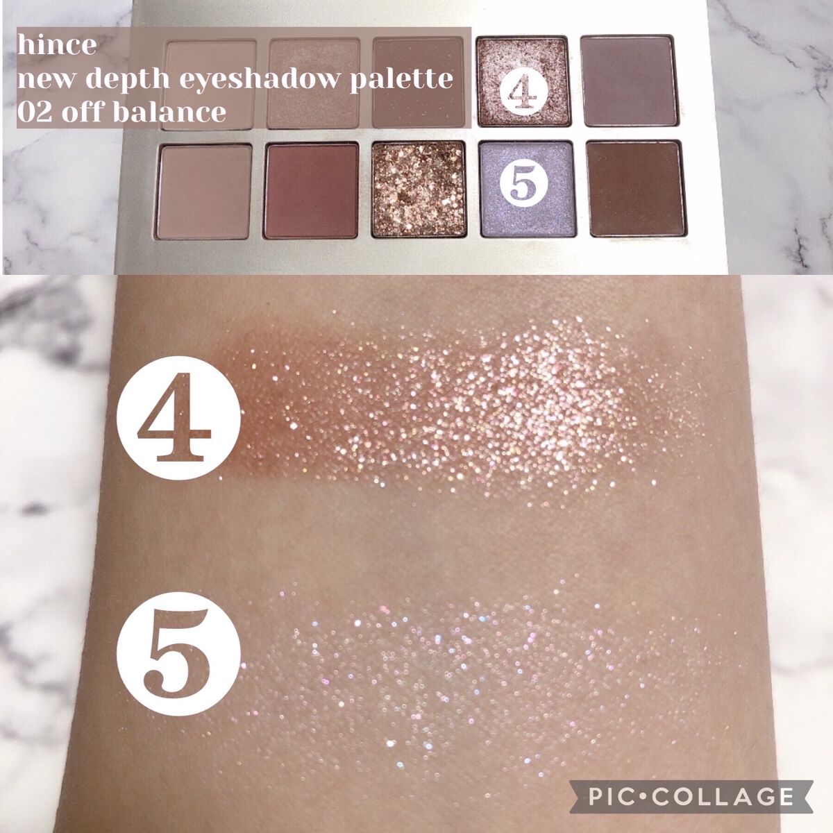 ニューデップスアイシャドウパレット/hince/アイシャドウパレットを使ったクチコミ（3枚目）