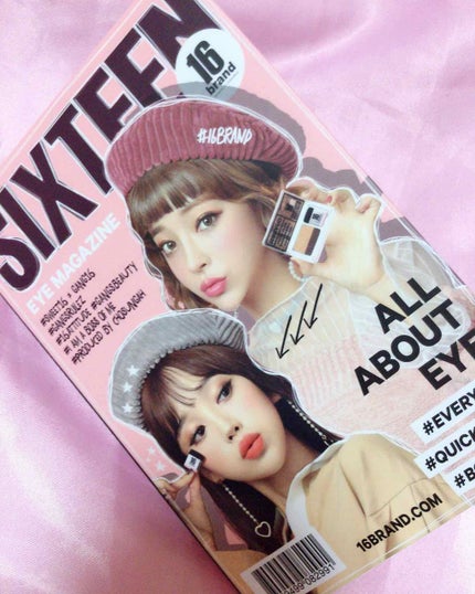 WANA_ru on LIPS 「16brandのアイシャドウです!色はオレンジと茶色で簡単にグ..」(1枚目)