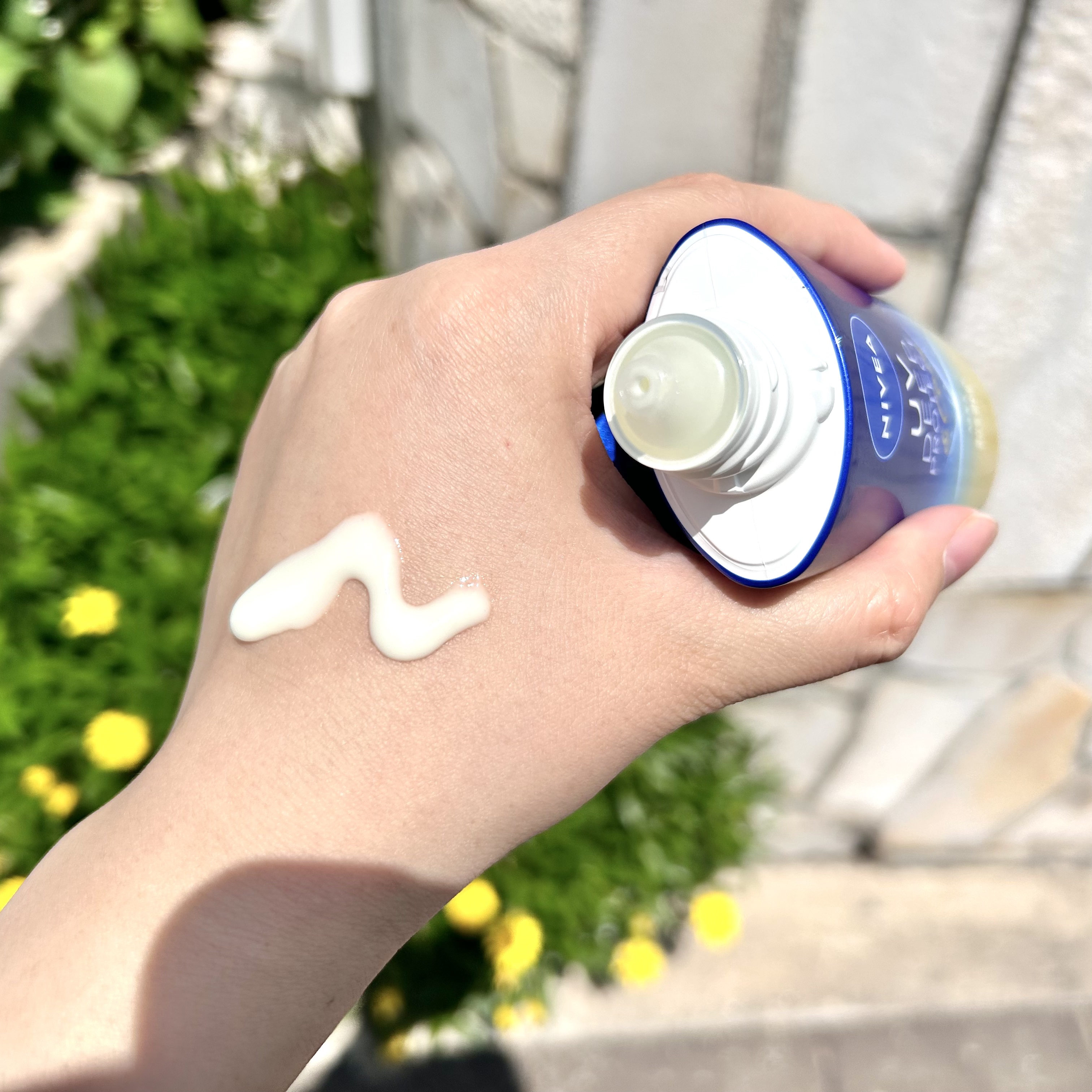 ニベアUV ディープ プロテクト＆ケア ジェル/ニベア/日焼け止めジェルを使ったクチコミ（2枚目）