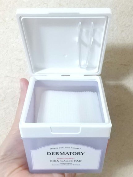 ハイポアレジェニック シカ レスキューガーゼパッド/Dermatory/シートマスク・パックを使ったクチコミ(2枚目)