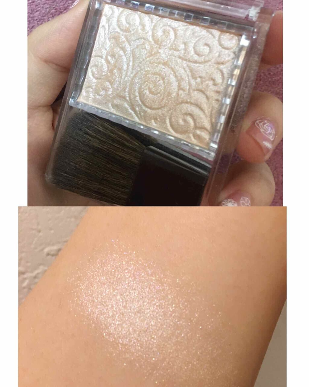 パールグロウハイライト/CEZANNE/パウダーハイライトを使ったクチコミ(1枚目)