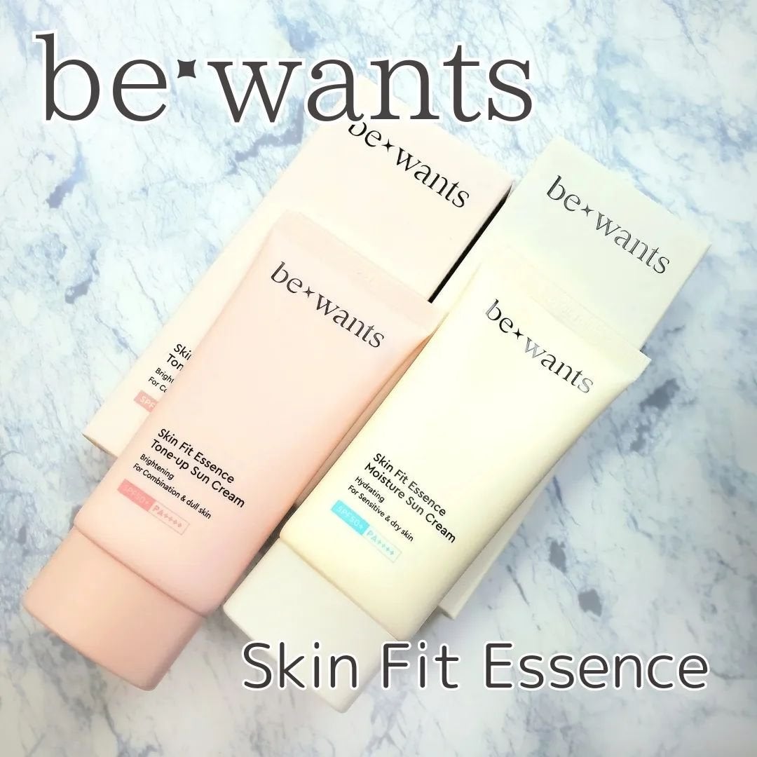 スキンフィットエッセンス水分サンクリーム/bewants/日焼け止めクリームを使ったクチコミ(1枚目)