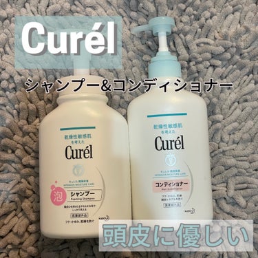 キュレル シャンプー/コンディショナーのクチコミ「キュレル　泡シャンプー　本体 480ml

　　　　　コンディショナー 本体420ml
➖➖➖.....」（1枚目）