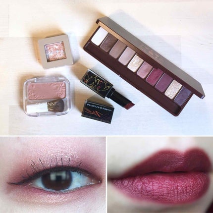 ルージュ アンリミテッド アンプリファイド マット<2019年クリスマスコフレ限定>/shu uemura/口紅を使ったクチコミ(1枚目)