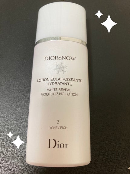 スノー ホワイトニング ローション 2/Dior/化粧水を使ったクチコミ(1枚目)