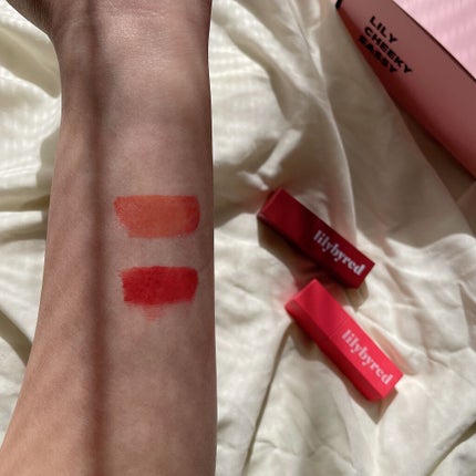 ブラッディライアー コーティングティント/lilybyred/リップティントを使ったクチコミ(4枚目)