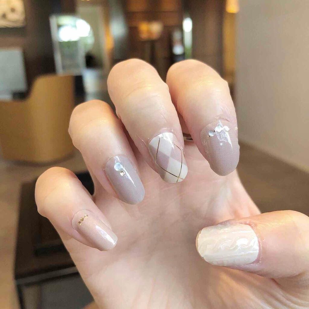 ジェルネイルシール/and U/ネイルシールを使ったクチコミ(1枚目)