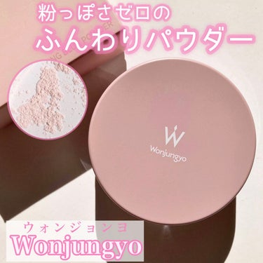 ウォンジョンヨ フィクシングブラーパウダー N 01 プレーンピンク/Wonjungyo/ルースパウダーを使ったクチコミ（1枚目）