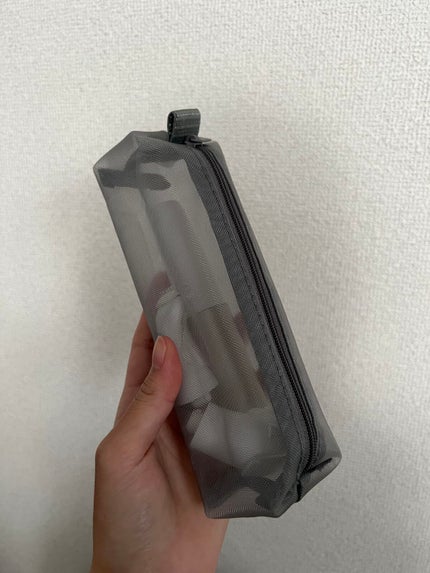 ナイロンメッシュペンケース・スクエア/無印良品/その他を使ったクチコミ(3枚目)