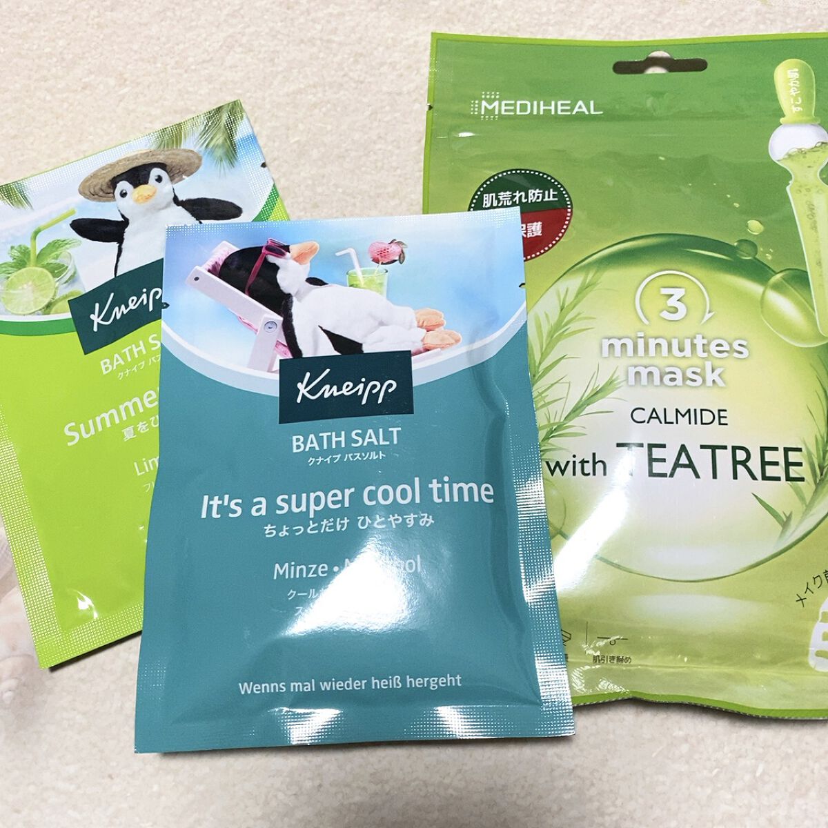 クナイプ バスソルト スーパーミントの香り/クナイプ/無機塩系入浴剤を使ったクチコミ（1枚目）