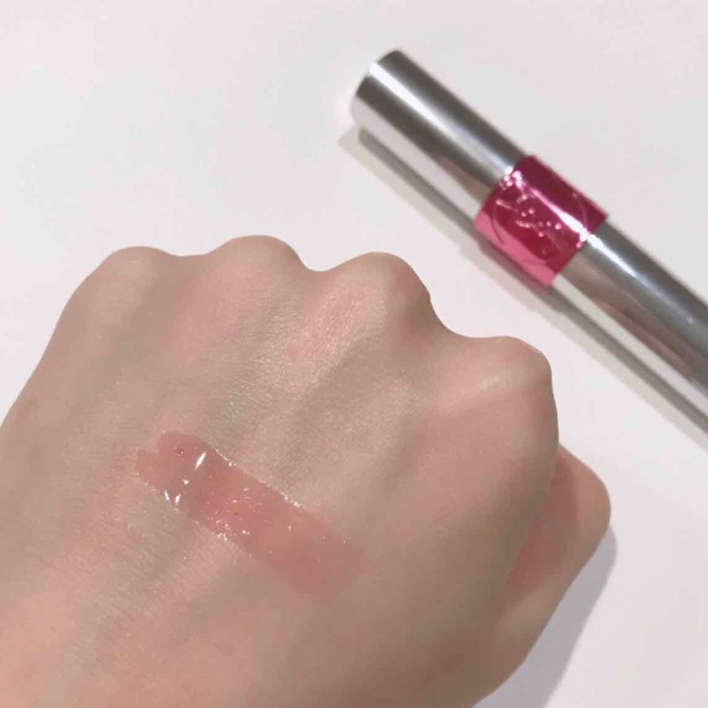 ヴォリュプテ ティントインオイル NO.11 ラブミーヌード/YVES SAINT LAURENT BEAUTE/リップグロスを使ったクチコミ（2枚目）