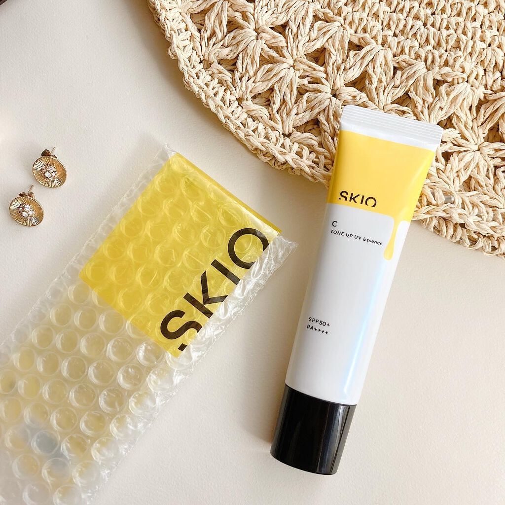 VC トーンアップUVエッセンス/SKIO/日焼け止めローションを使ったクチコミ（2枚目）
