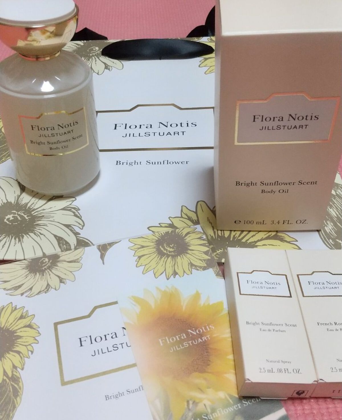 ブライトサンフラワー ボディオイル/Flora Notis JILL STUART/ボディオイルを使ったクチコミ（1枚目）