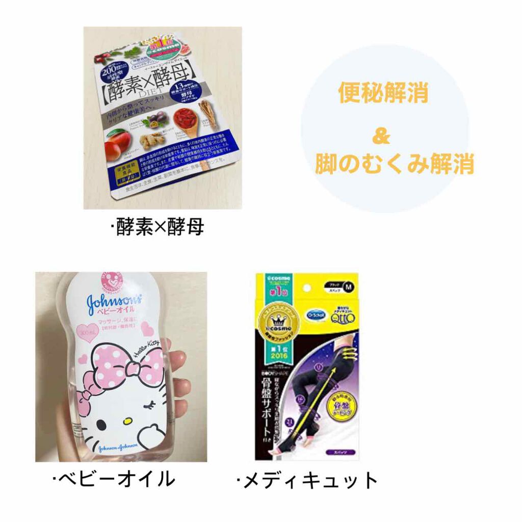 寝ながらメディキュット スパッツ 骨盤テーピング/メディキュット/着圧ソックス・レギンスを使ったクチコミ（3枚目）