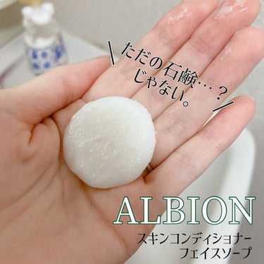 ALBION アルビオン スキンコンディショナー フェイシャルソープ Nのクチコミ「誰もが知るALBIONのスキコン。
のフェイスソープ💭

小さいサイズのサンプル品を頂いたので.....」（1枚目）