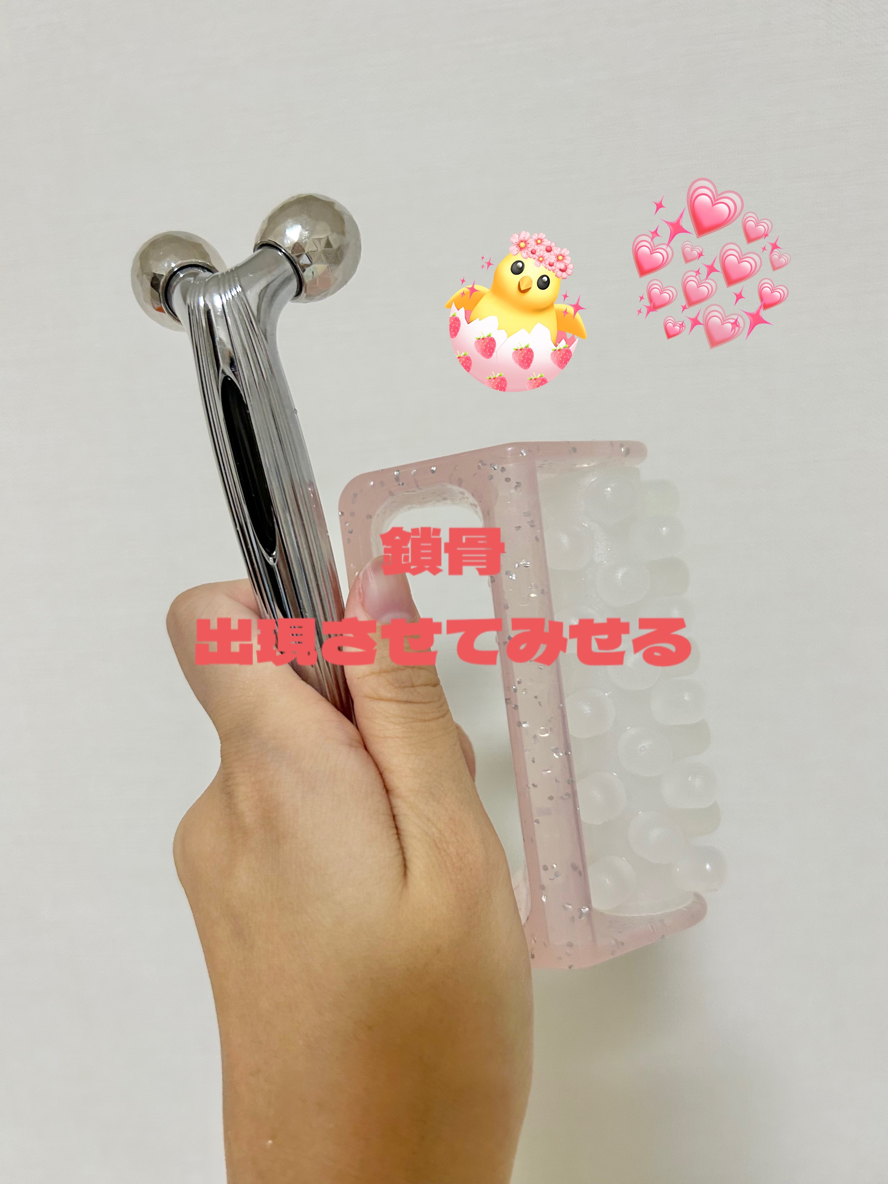 ReFa ReFa S CARATのクチコミ「先日休井ちゃんのトークショーで、きゅーいちゃんのデコルテの綺麗さに刺激を受け、毎日デコルテほぐ.....」（1枚目）