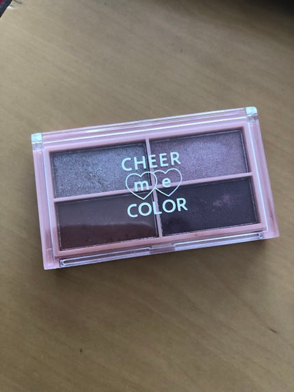 CHEER me COLOR アイシャドウ/セリア/アイシャドウパレットを使ったクチコミ(1枚目)