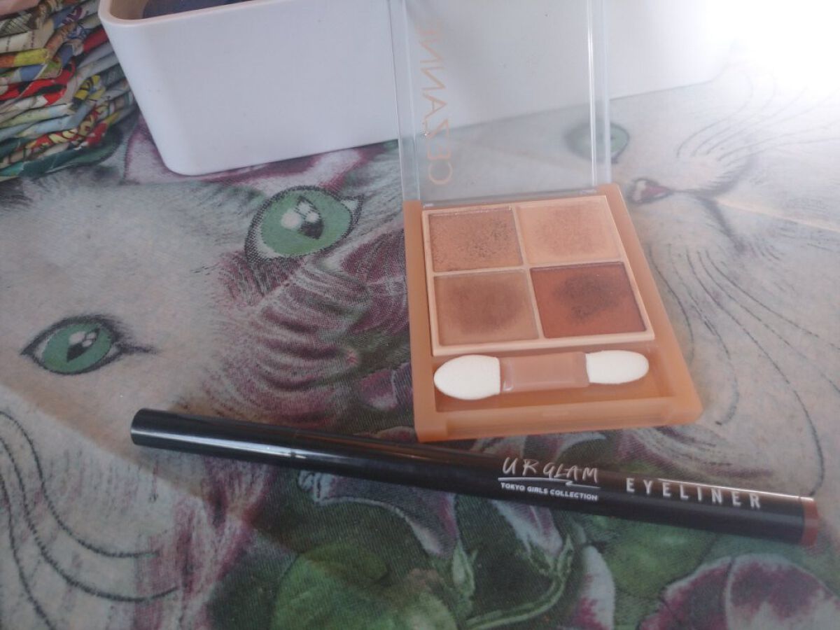 ベージュトーンアイシャドウ/CEZANNE/アイシャドウパレットを使ったクチコミ（1枚目）