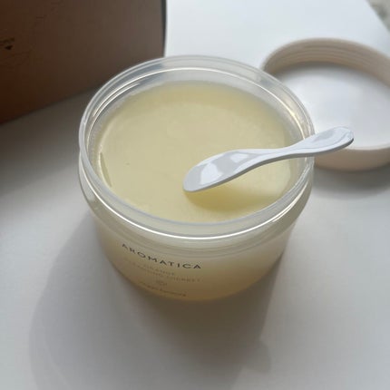 オレンジクレンジングシャーベット/AROMATICA/クレンジングバームを使ったクチコミ(2枚目)