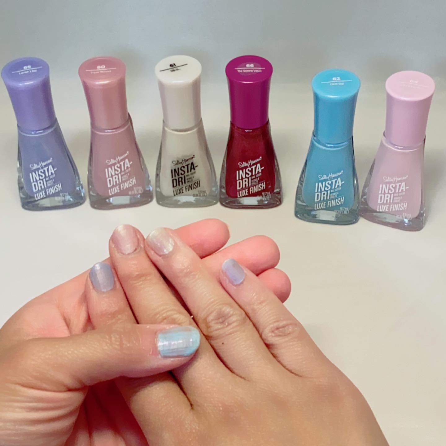 インスタドライ ネイルカラー リュクスフィニッシュ/サリーハンセン/オールインワンネイルを使ったクチコミ（3枚目）