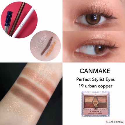 【旧品】パーフェクトスタイリストアイズ/キャンメイク/アイシャドウパレットを使ったクチコミ(1枚目)