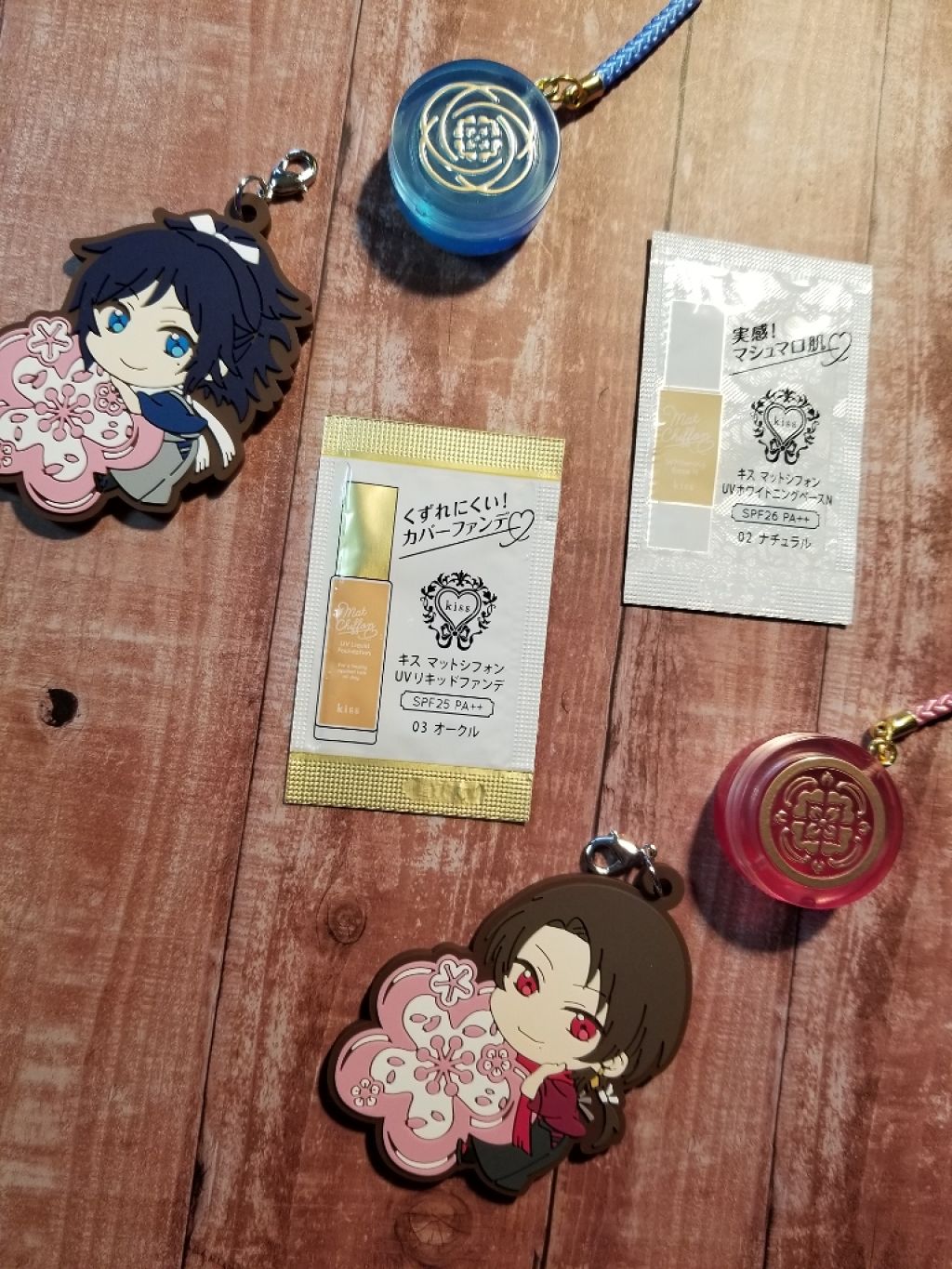 CEZANNE ロングキープファンデーションのクチコミ「リキッドファンデのサンプルを使い比べてみた件。
フラフラしてたら、キスの新作のリキッドファンデ.....」（2枚目）