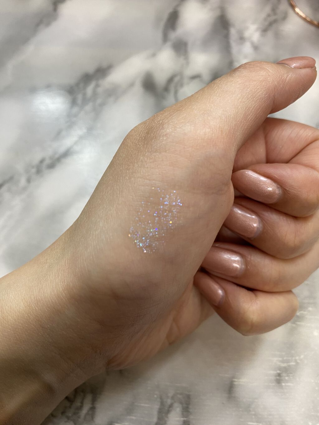 ザ リキッド アイシャドウ　ウルトラスパークル 102 Night in New York/ADDICTION/リキッドアイシャドウを使ったクチコミ（3枚目）