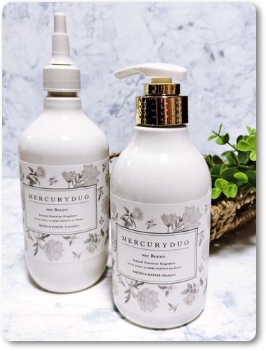 フレグランスシャンプー&ウォータートリートメント スパークリングフローラルの香り/MERCURYDUO/市販シャンプーを使ったクチコミ（1枚目）