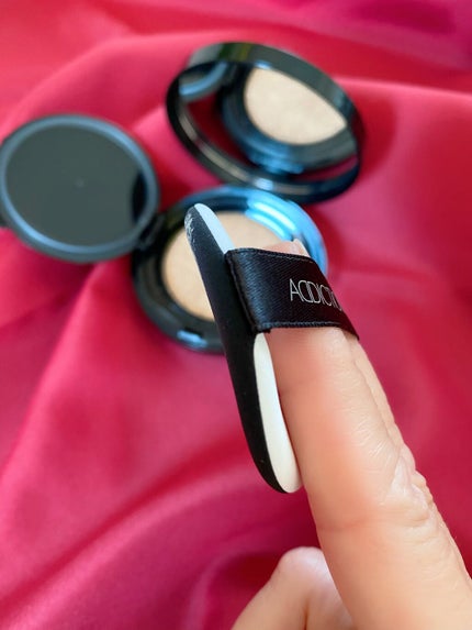 スキンリフレクト ラスティング UV クッションファンデーション クッションファンデーション パフ/ADDICTION/クッションファンデーションを使ったクチコミ(3枚目)