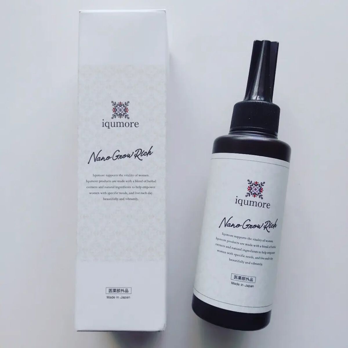 ナノグロウリッチ/iqumore/頭皮ローションを使ったクチコミ（1枚目）