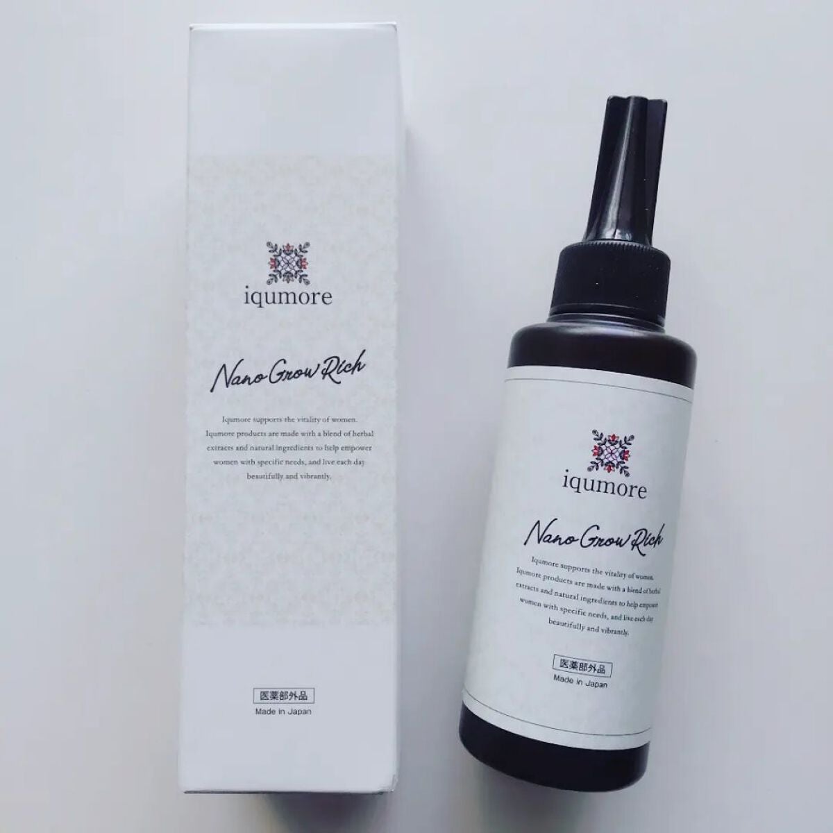 ナノグロウリッチ/iqumore/頭皮ローションを使ったクチコミ(1枚目)
