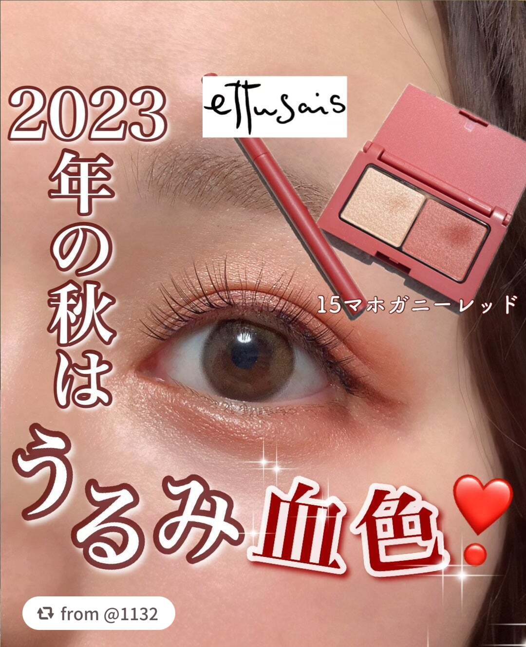 エテュセ アイエディション(カラーパレット)/ettusais/アイシャドウパレットを使ったクチコミ(1枚目)