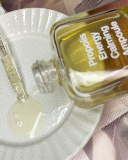 プロポリスエナジーカーミングアンプル/By Wishtrend/美容液を使ったクチコミ(3枚目)