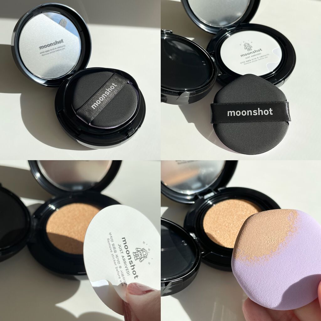 マイクロセッティングフィットクッション/moonshot/クッションファンデーションを使ったクチコミ(2枚目)