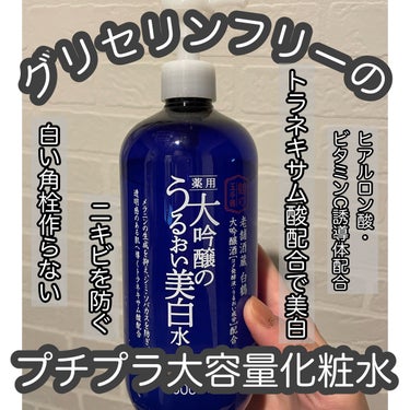 鶴の玉手箱 白鶴 薬用 大吟醸のうるおい美白水のクチコミ「程よく潤う。

けど、奥まで届かない‥


☑️白鶴 薬用 大吟醸のうるおい美白水
　約 ¥ .....」（1枚目）