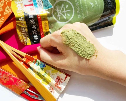 抹茶de美肌/贅沢美肌堂/洗い流すパック・マスクを使ったクチコミ(3枚目)